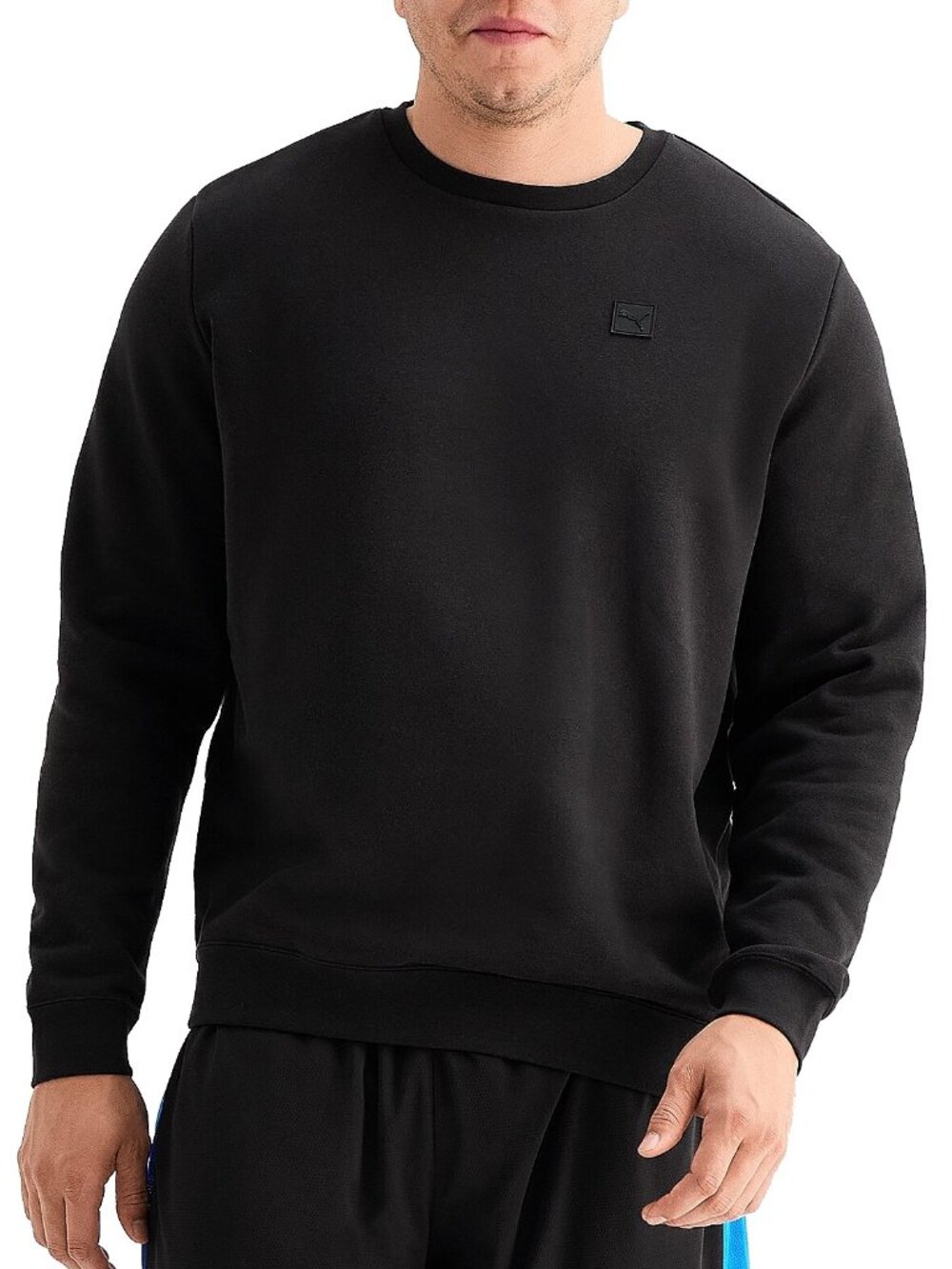 New! Puma Fleece Sweatshirt Crew Neck Big & Tall Men's XLT 3XLT Black
